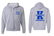 Kittatinny Football Design 12 Zip up Sweatshirt