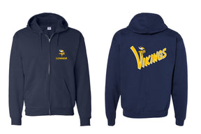 Vernon design 12 Zip up Sweatshirt