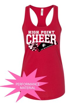 High Point Cheer Design 1 Performance Racerback Tank Top