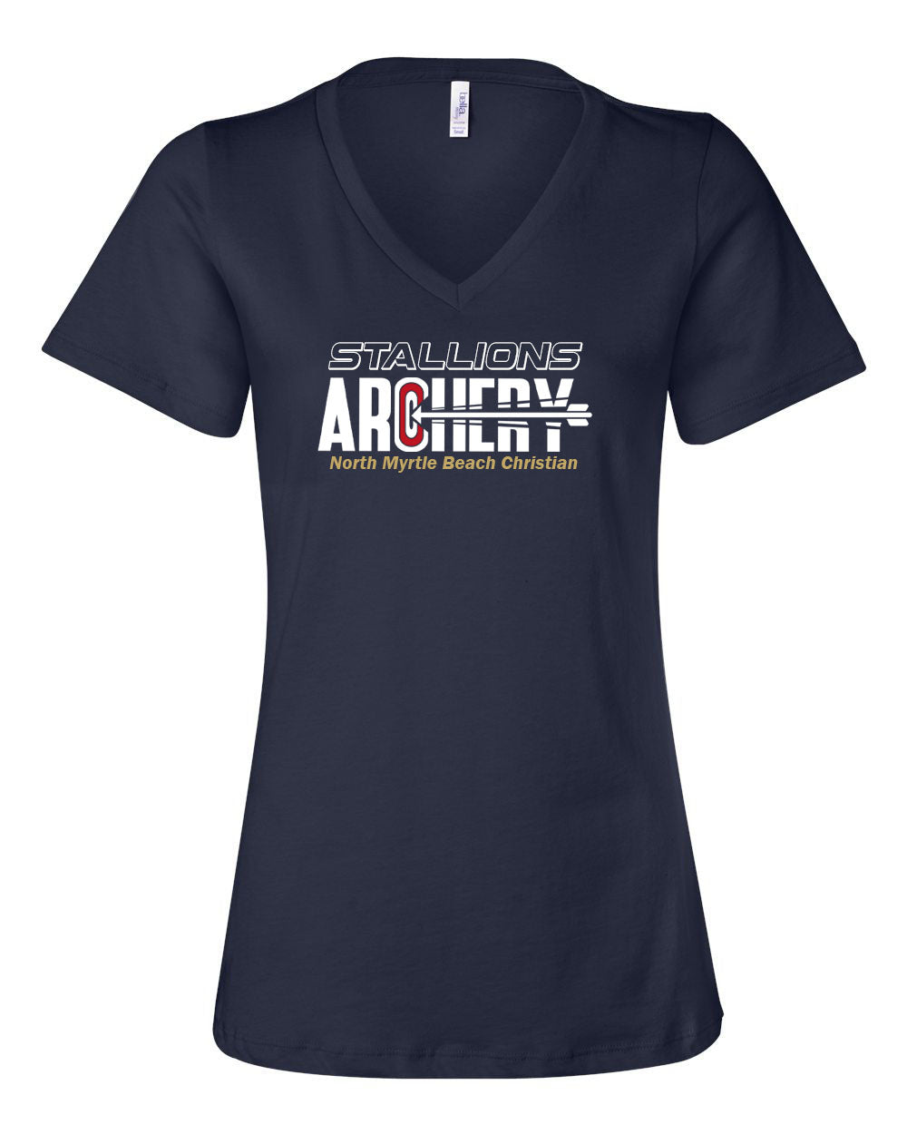 NMB Christian Archery V-neck T-Shirt Design 1