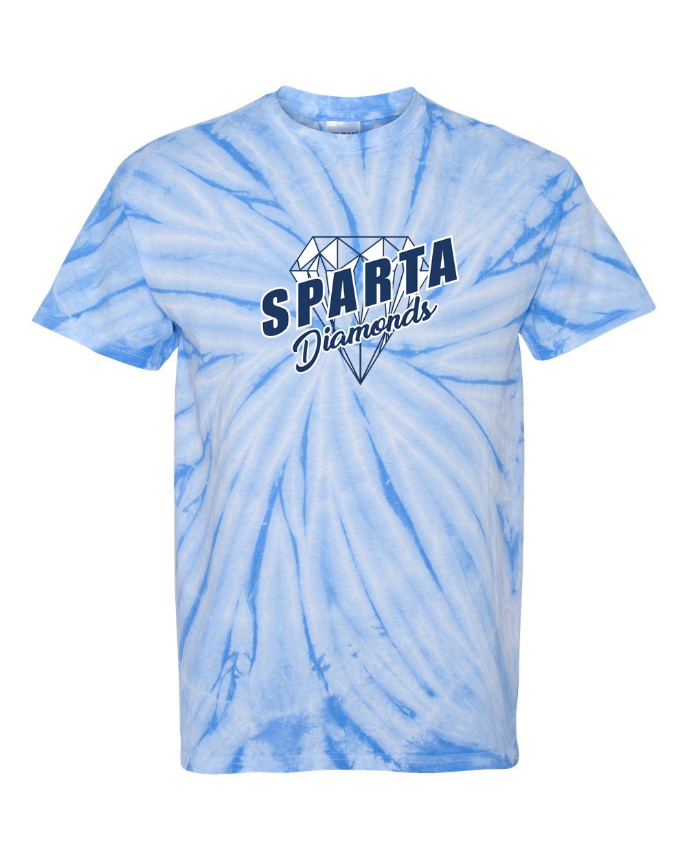 Sparta Diamonds Design 2 Tie Dye t-shirt