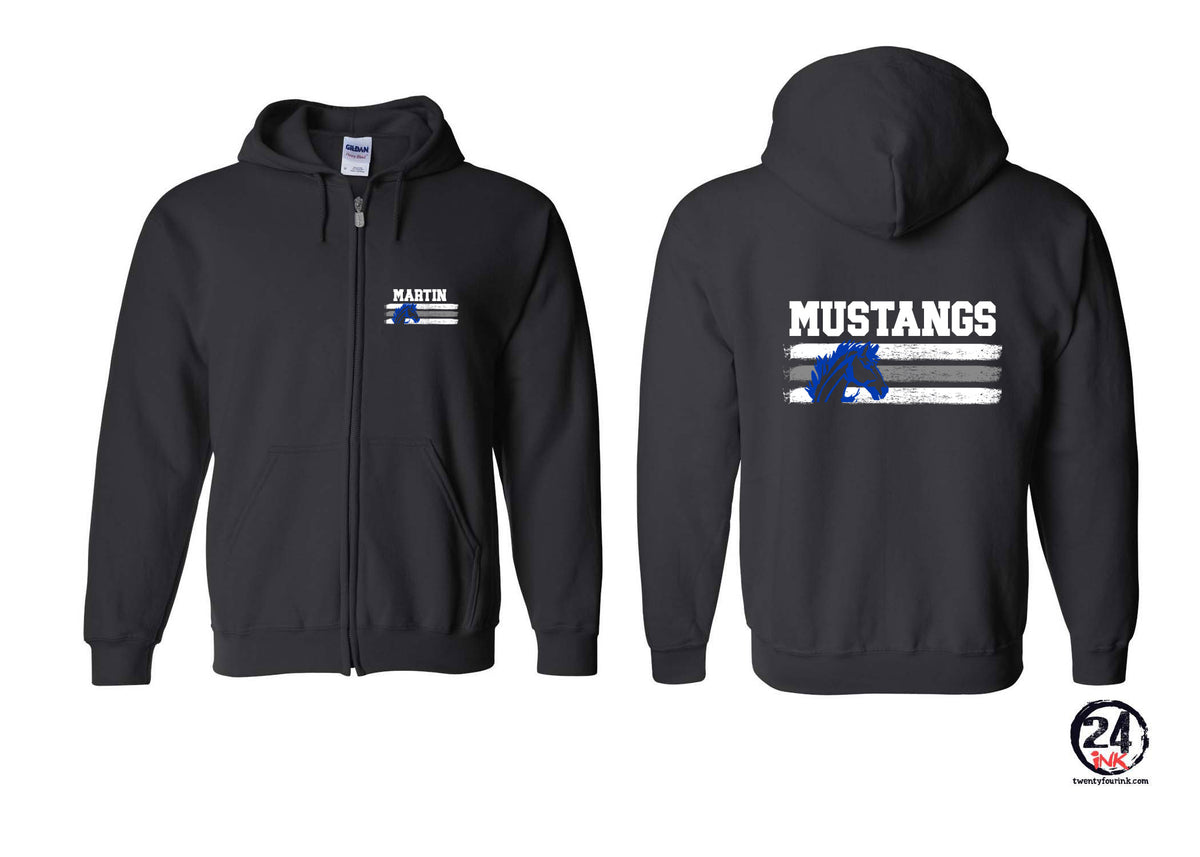 Mustangs design 12 Zip up Sweatshirt