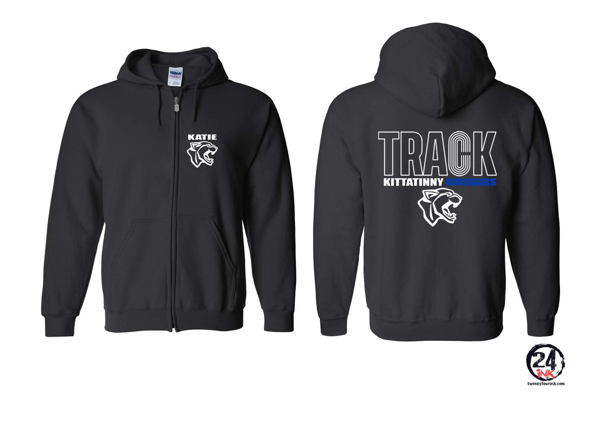 Kittatinny Track design 1 Zip up Sweatshirt