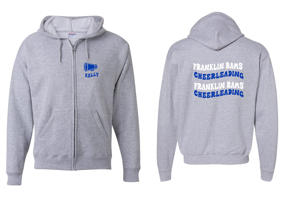 Franklin Cheer design 1 Zip up Sweatshirt