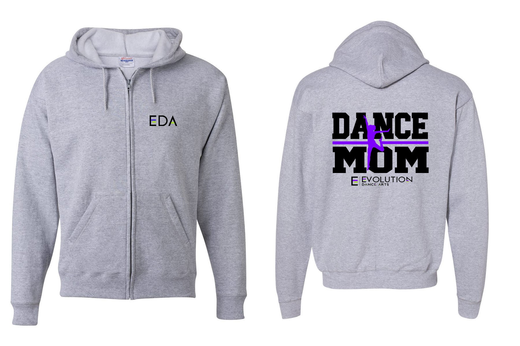 Evolution Dance design 6 Zip up Sweatshirt