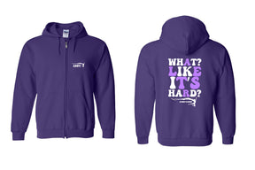 NJ Dance design 23 Zip up Sweatshirt