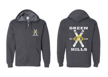 Green Hills Ski Club design 2 Zip up Sweatshirt