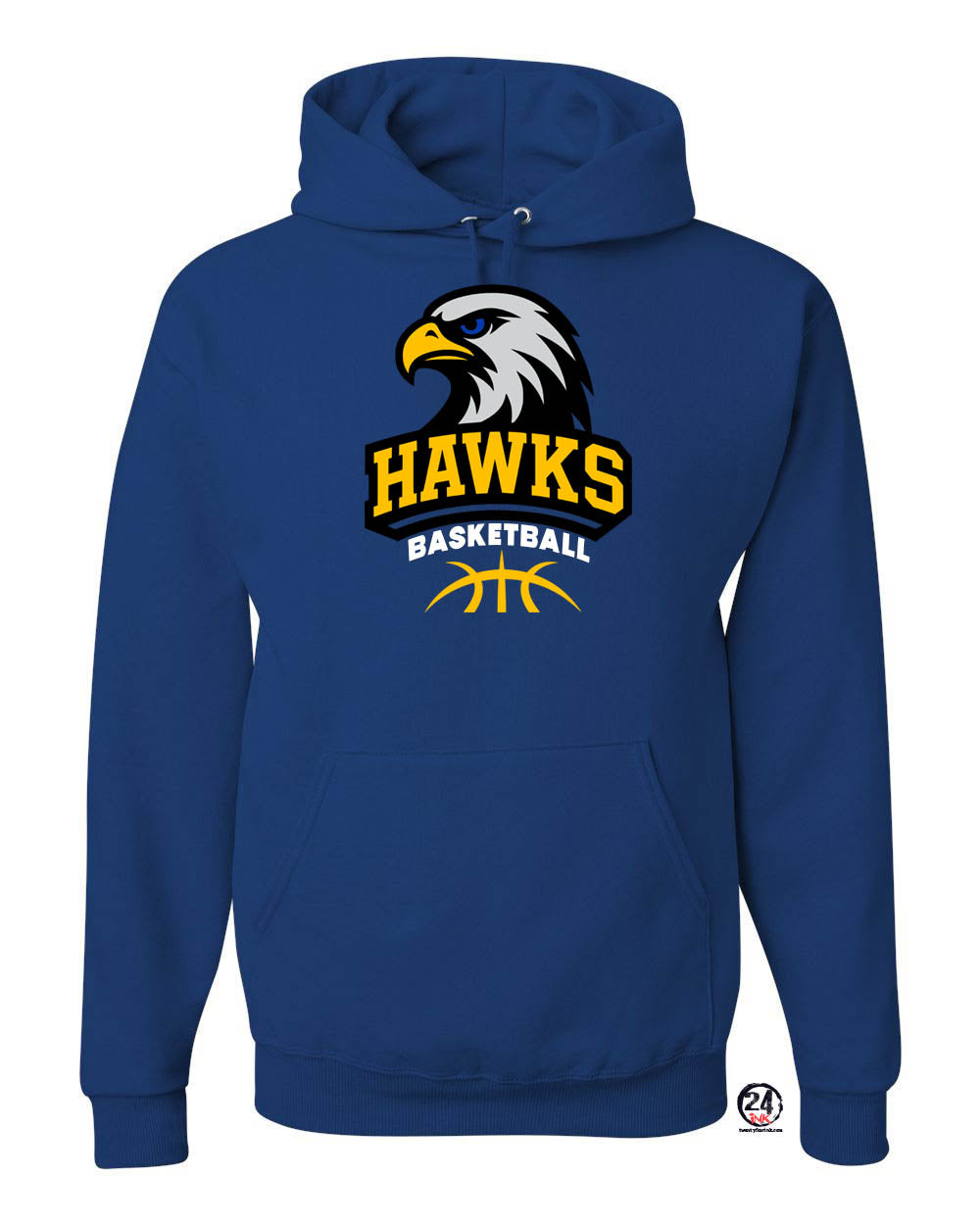 Hawks Basketball Hooded Sweatshirt Design 1