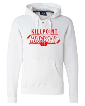 Killpoint Hockey Design 2 Hooded Sweatshirt with laces