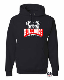 Bulldogs Football Hooded Sweatshirt Design 1