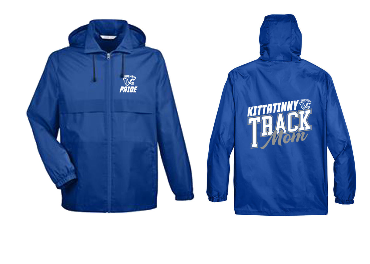 Kittatinny Track design 4 Zip up lightweight rain jacket
