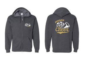 Sussex Middle School Cheer Design 1 Zip up Sweatshirt