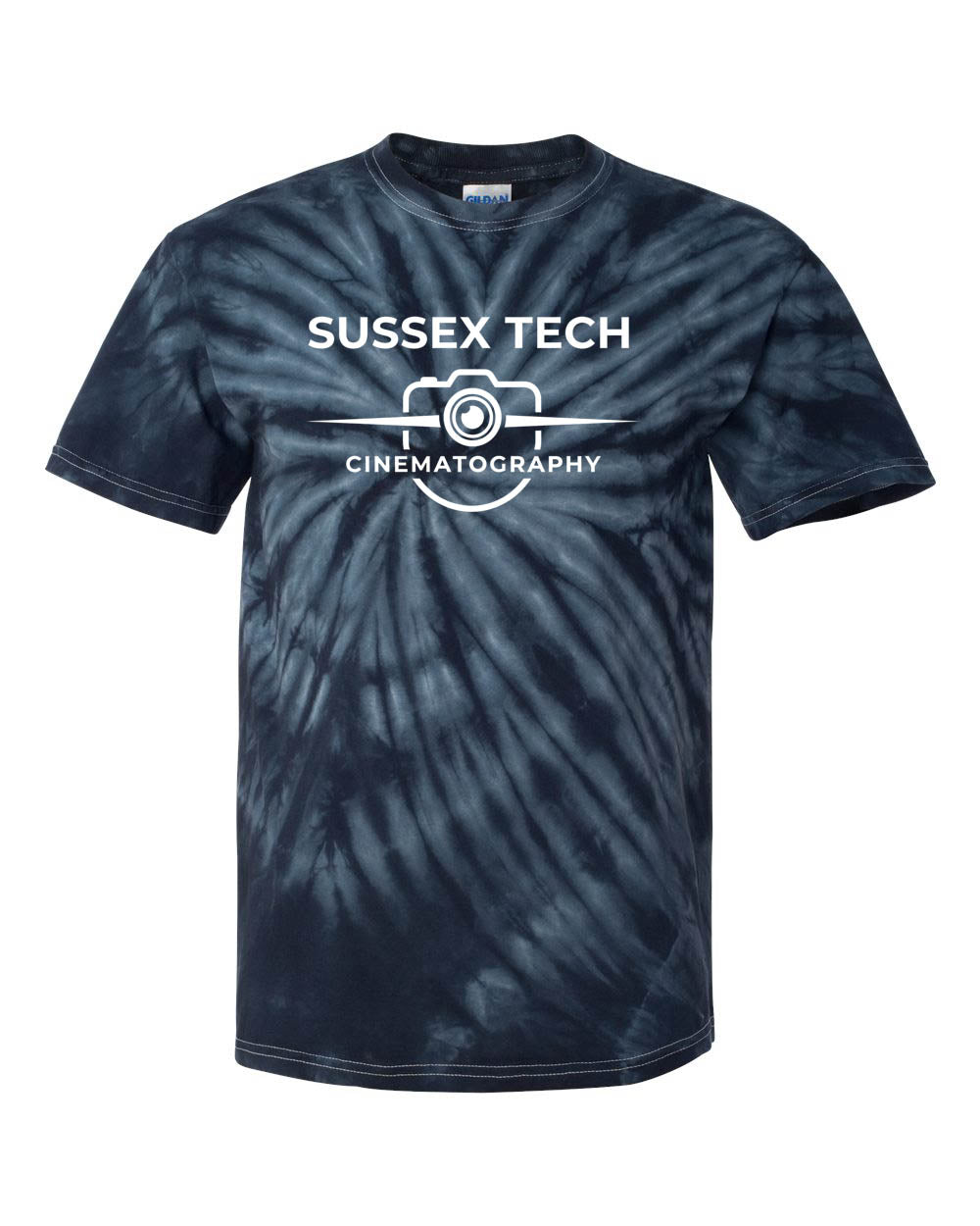 Sussex tech Film Design 3 Tie Dye t-shirt