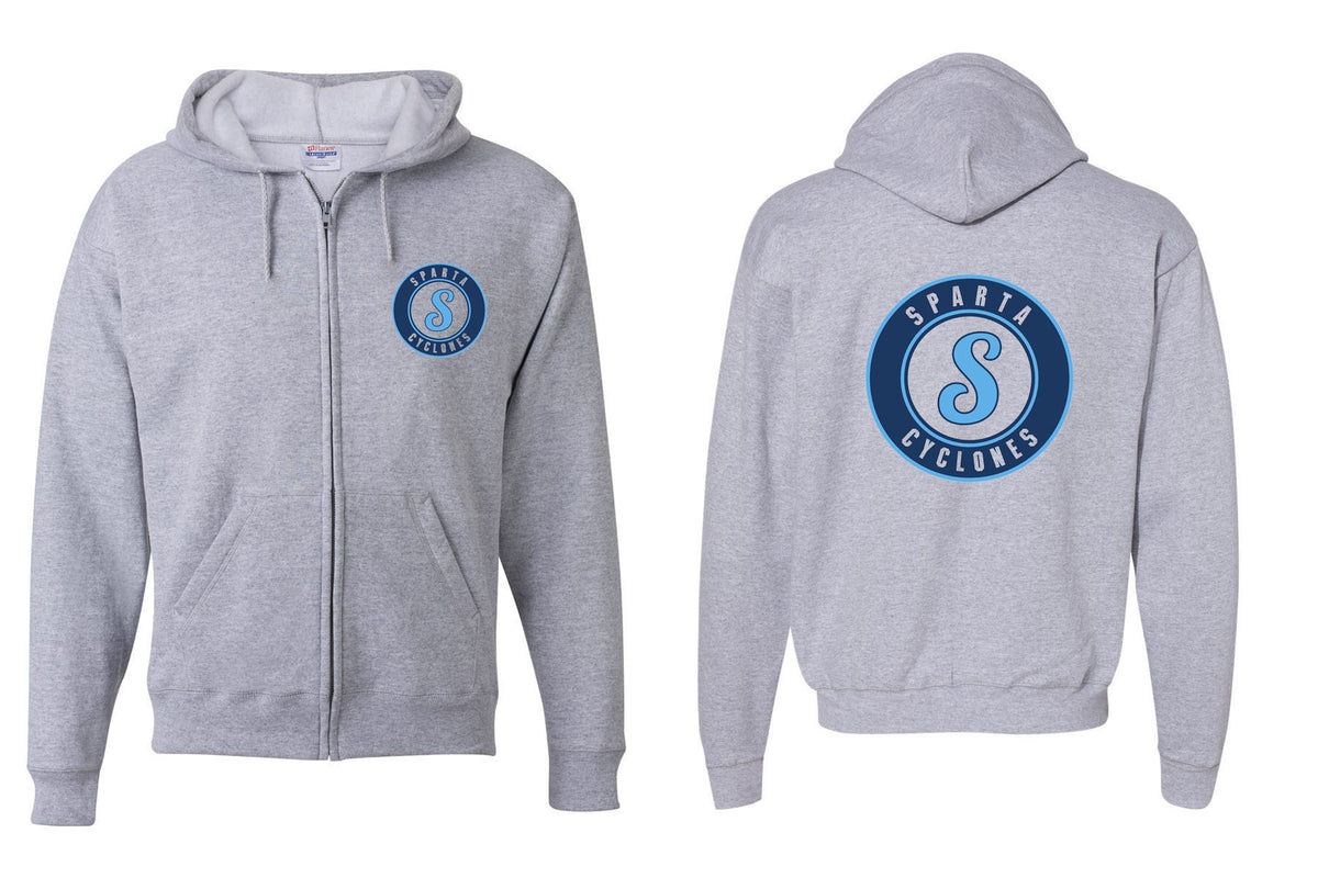 Sparta Cyclones Design 3 Zip up Sweatshirt