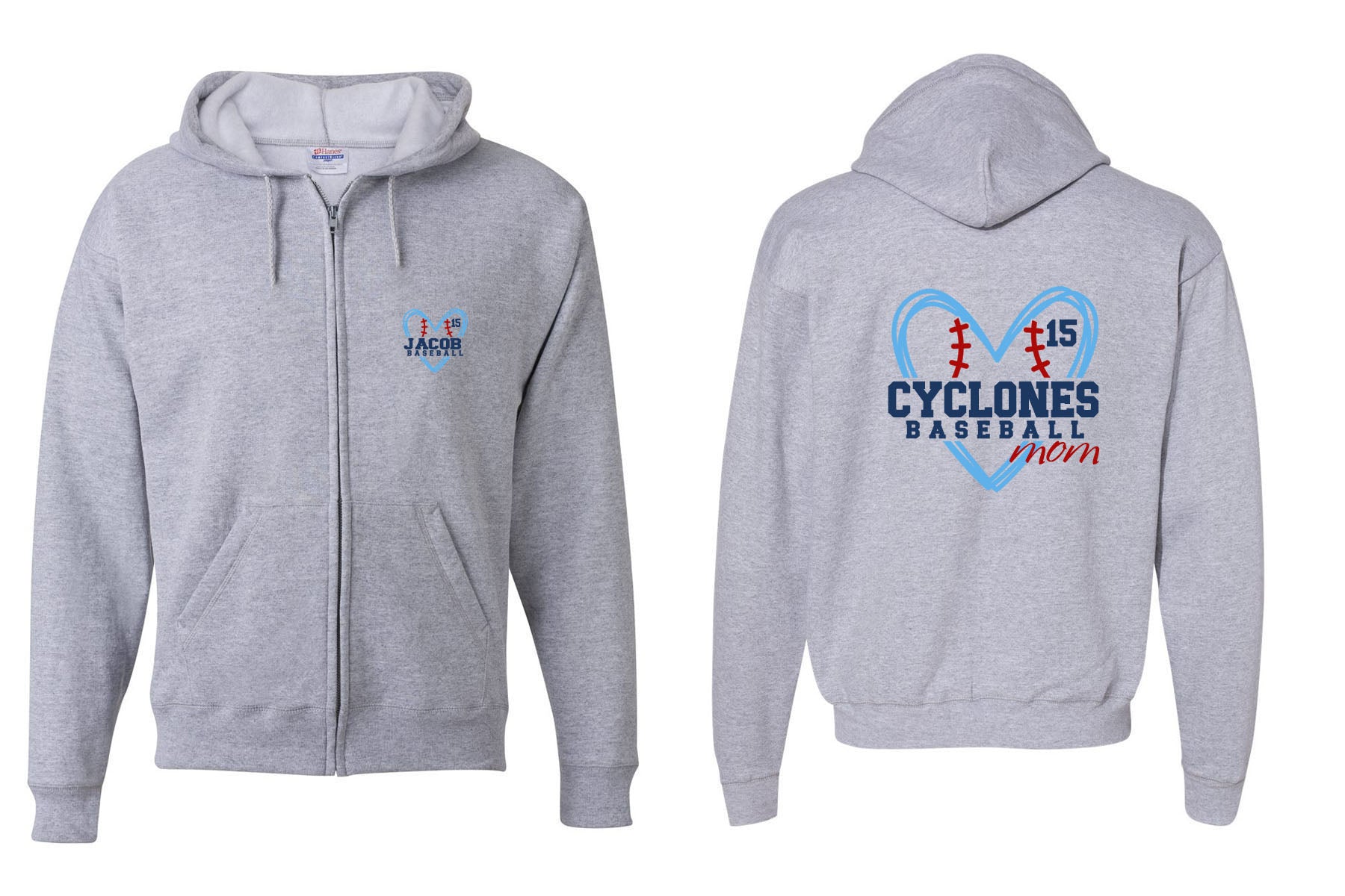 Sparta Cyclones Design 5 Zip up Sweatshirt