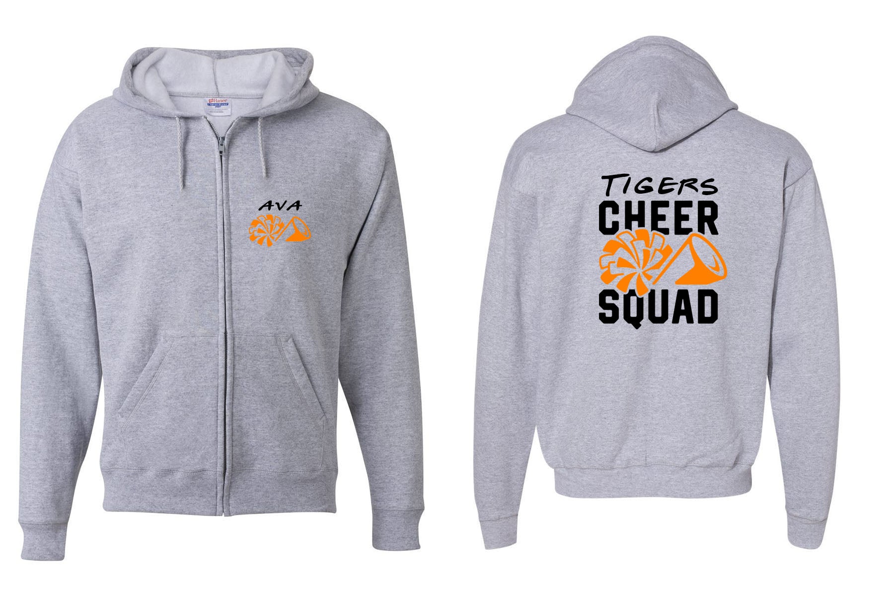 Lafayette Cheer design 4 Zip up Sweatshirt