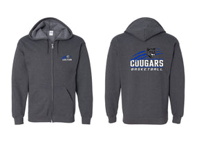 Kittatinny Basketball design 3 Zip up Sweatshirt