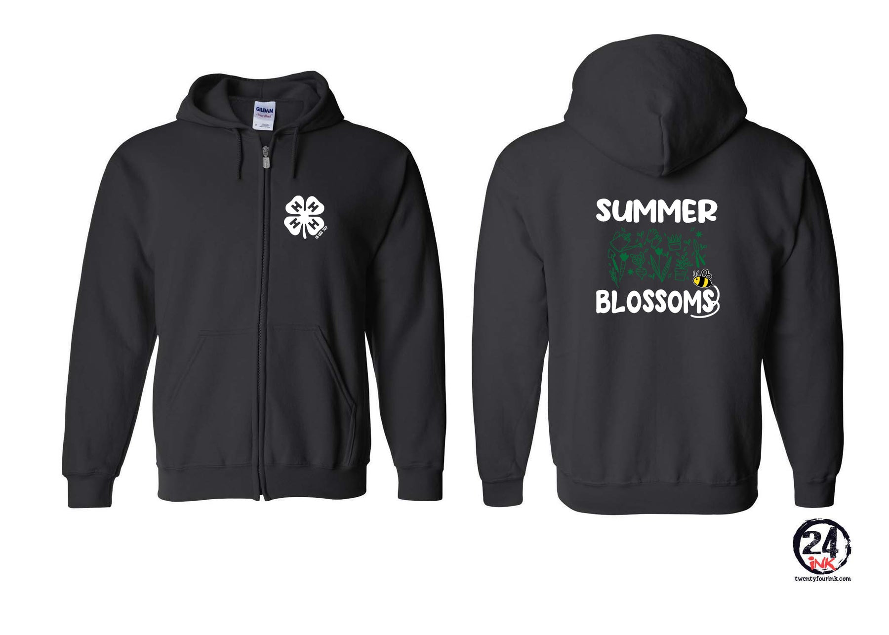 4H Design 2 Zip Up Sweatshirt