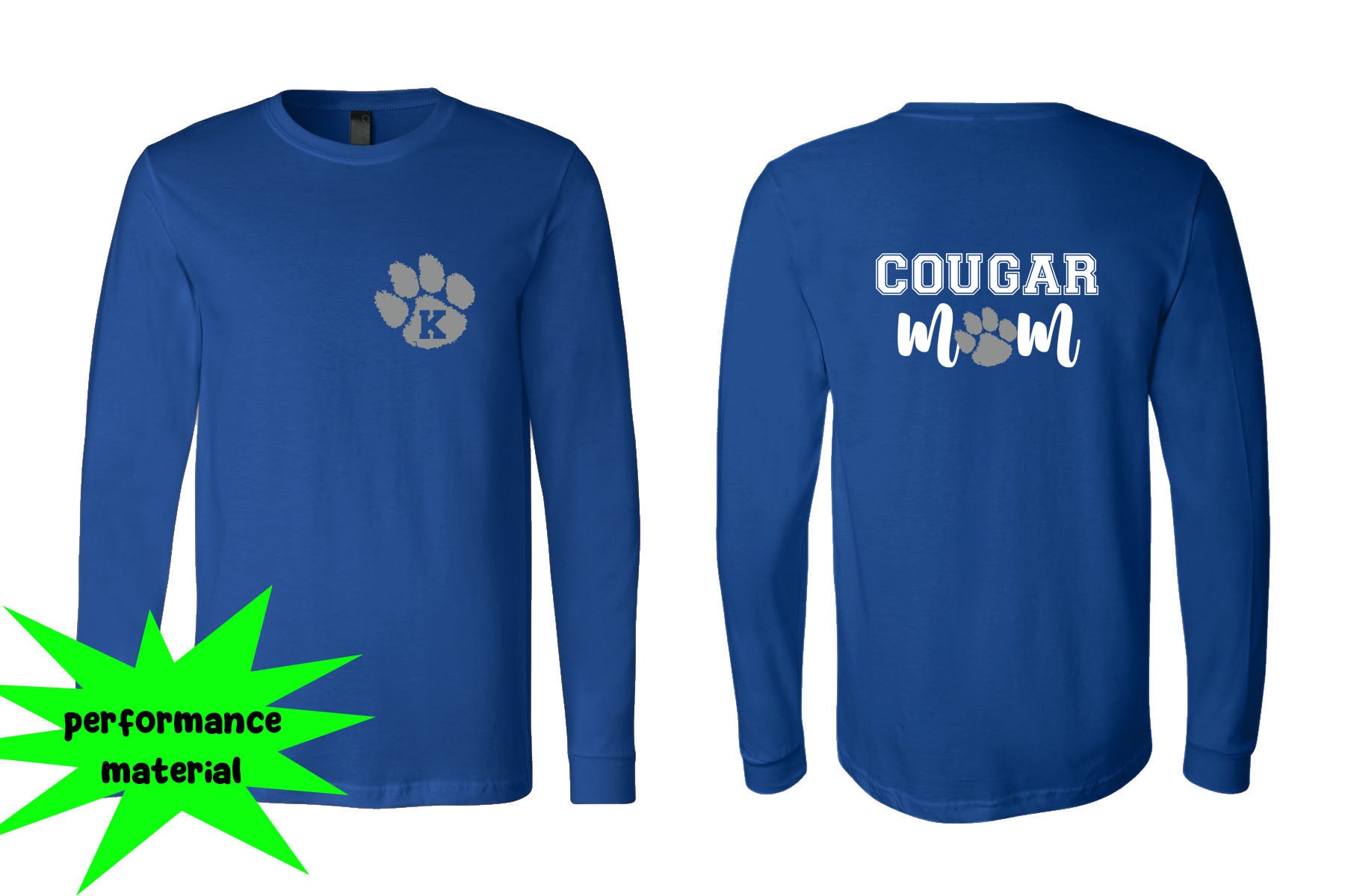 KHS Cheer Performance Material Long Sleeve Shirt Design 7