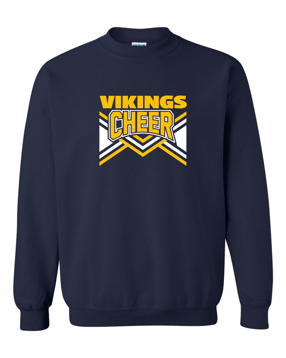 Vikings Cheer Non Hooded Sweatshirt Design 2