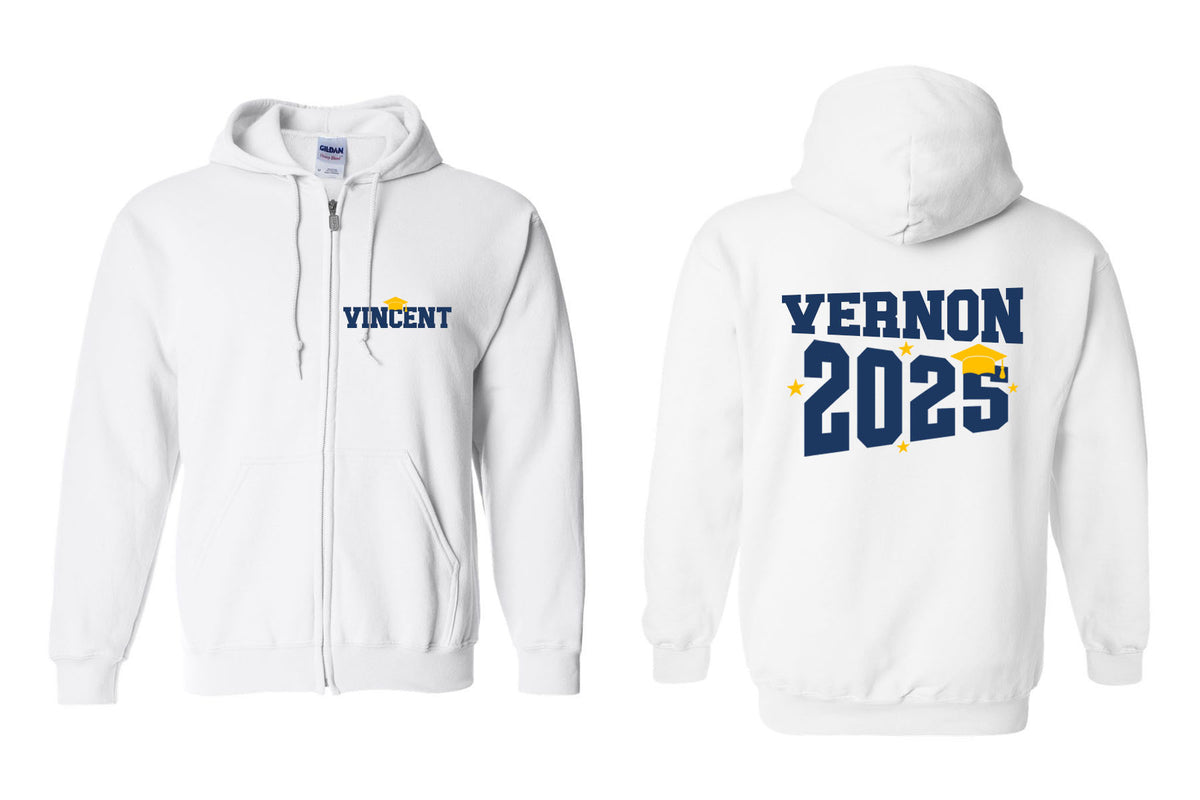 Vernon design 2 Zip up Sweatshirt