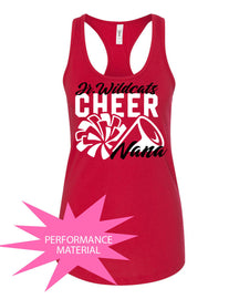 High Point Cheer Design 4 Performance Racerback Tank Top