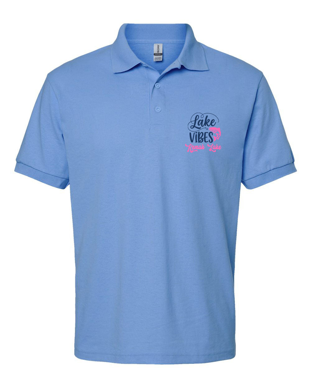 Kemah Lake Polo T-Shirt Design 3
