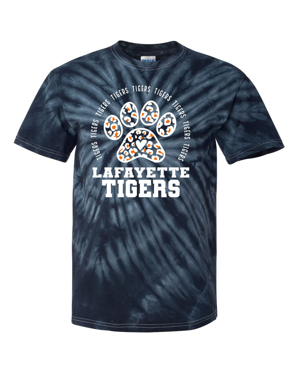 Tigers Design 9 Tie Dye t-shirt
