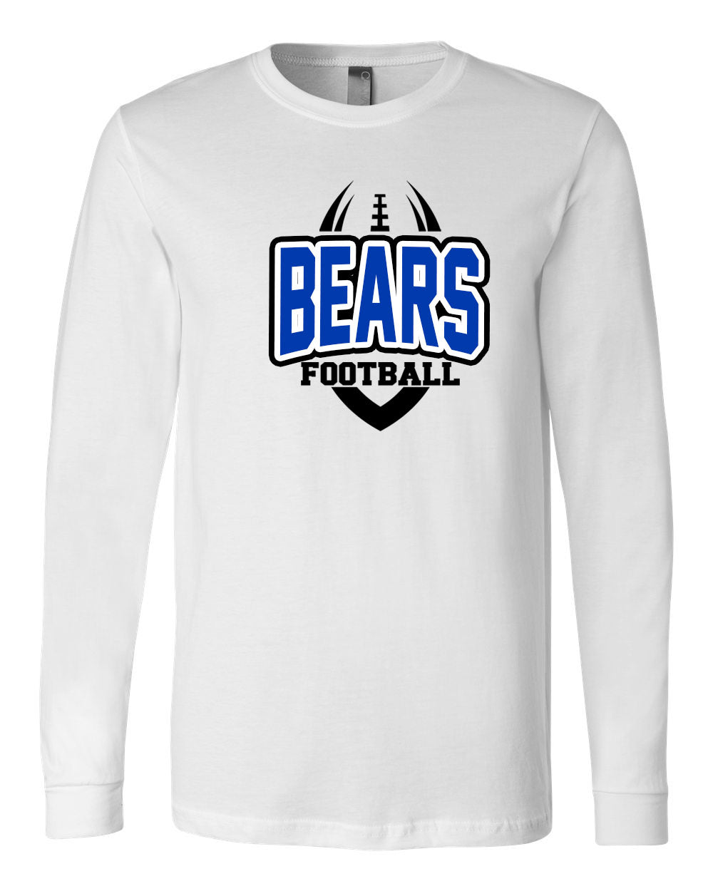 Bears Football Long Sleeve Shirt Design 1