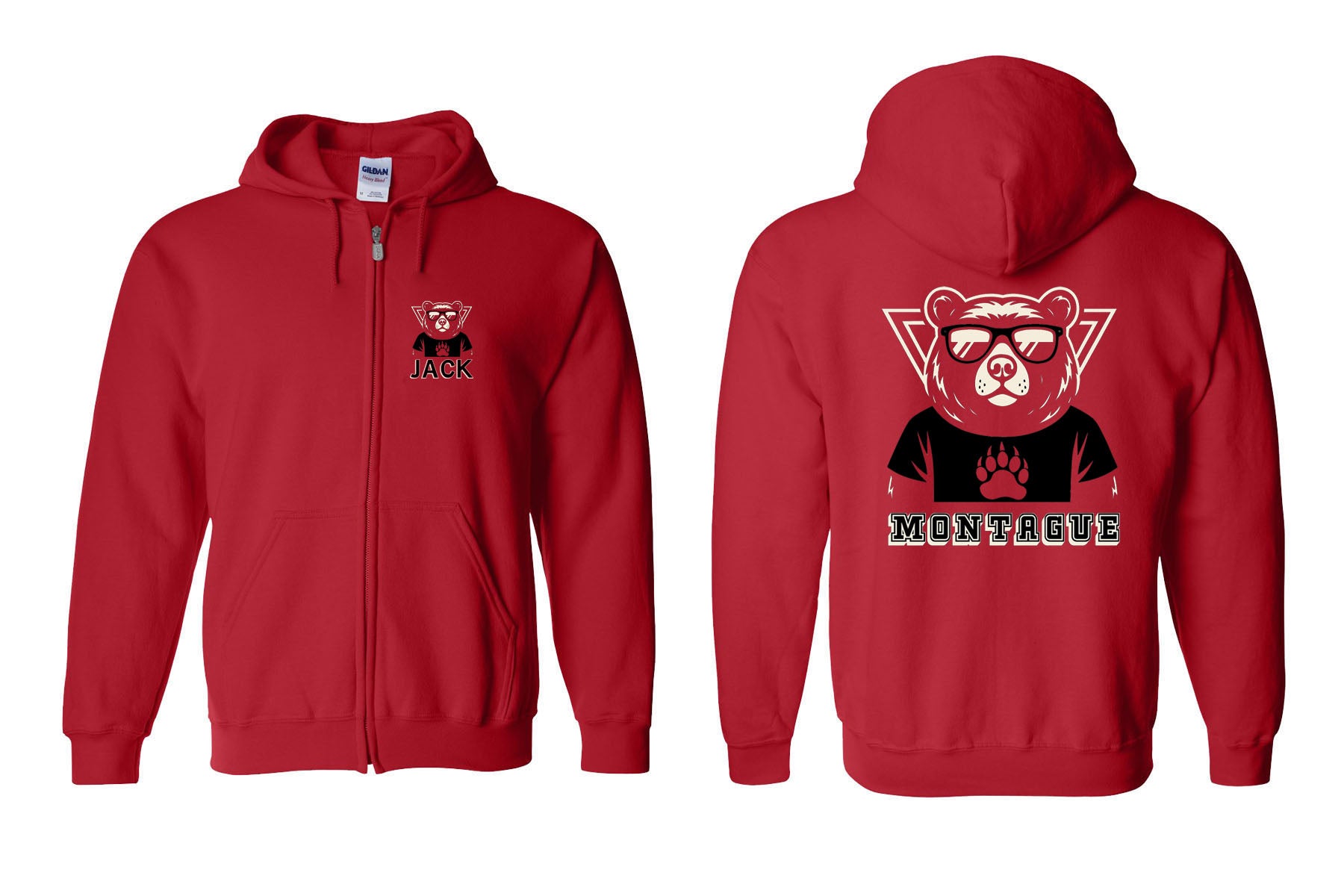 Montague design 10 Zip up Sweatshirt