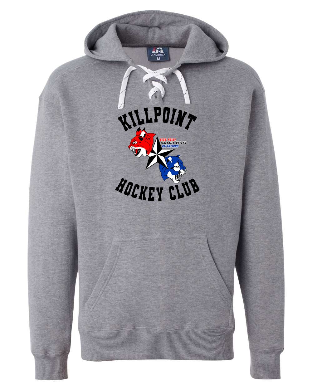 Killpoint Hockey Design 1 Hooded Sweatshirt with laces