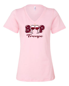 Boop V-neck T-shirt Design 1