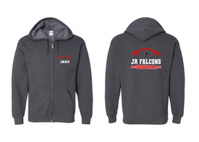 Falcons Football Zip up Sweatshirt Design 3
