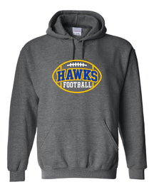 Hawks Football Hooded Sweatshirt Design 1
