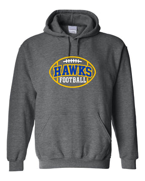 Hawks Football Hooded Sweatshirt Design 1
