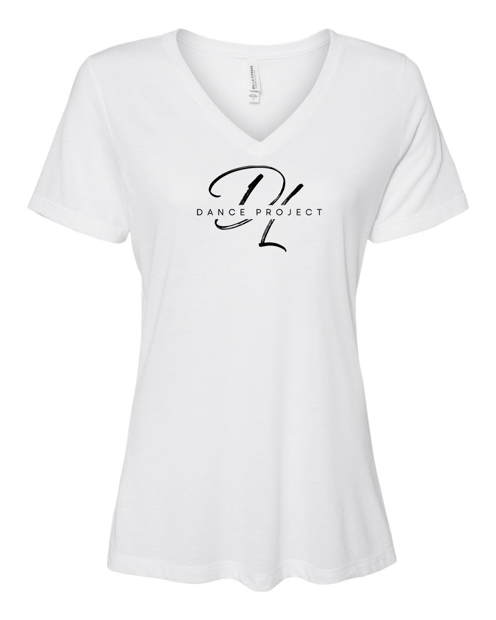 DL Dance Project V-neck T-shirt Design 1