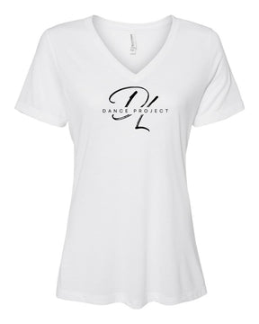 DL Dance Project V-neck T-shirt Design 1