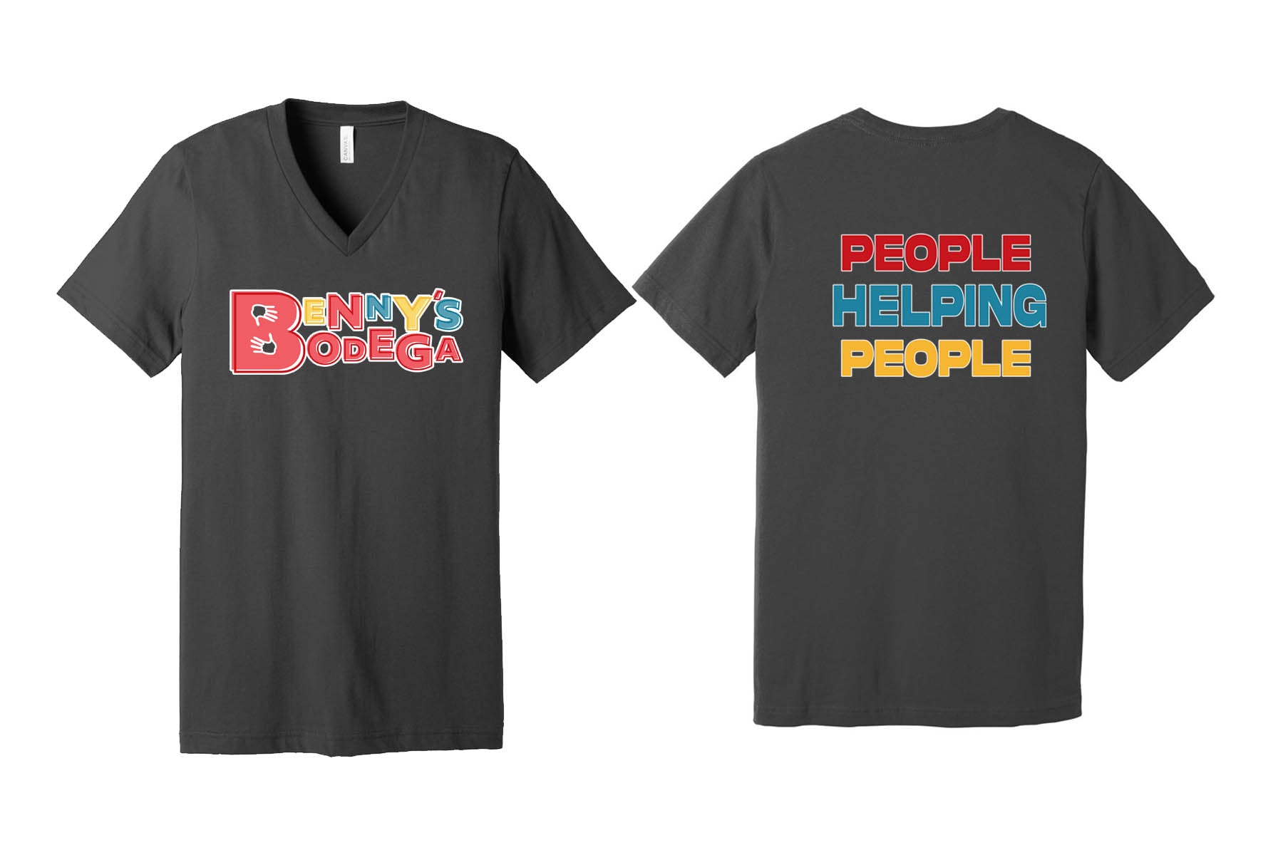 Benny Bodega V-neck T-shirt Design 2