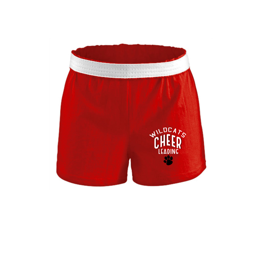 Red clearance cheer shorts