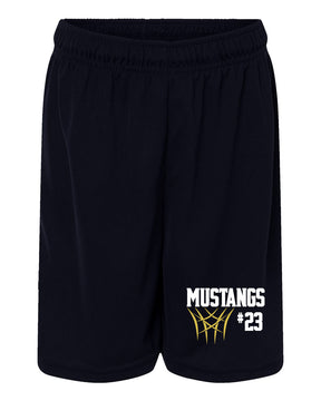 Mustangs Basketball Design 8 Performance Shorts