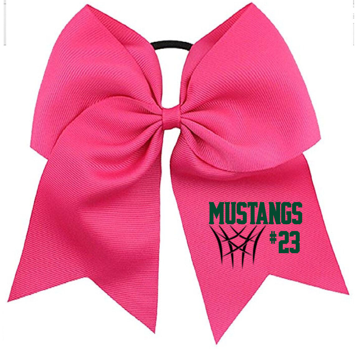 Mustangs Basketball Bow Design 8