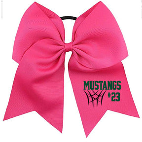 Mustangs Basketball Bow Design 8