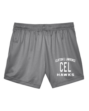 Clifton E. Lawrence Ladies Performance Shorts Design 3