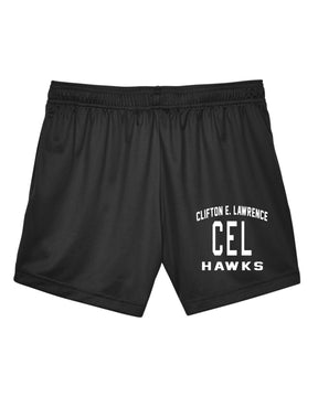 Clifton E. Lawrence Ladies Performance Shorts Design 3