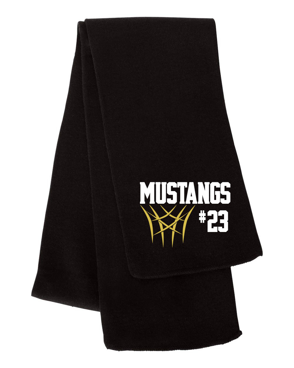 Green Hills Basketball Design 8 Scarf