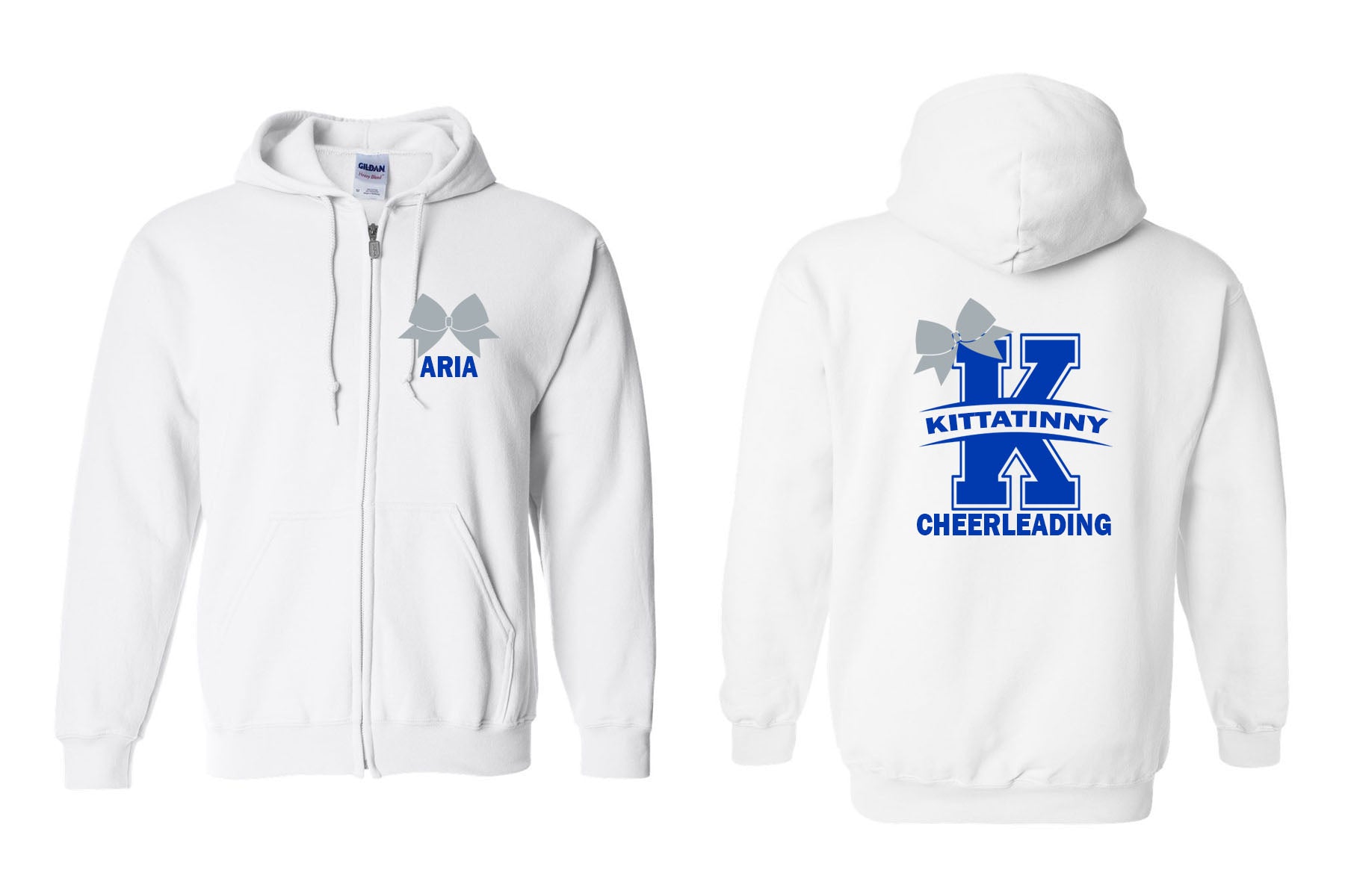 KHS Cheer design 3 Zip up Sweatshirt