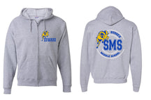 Sussex Middle Design 5 Zip up Sweatshirt