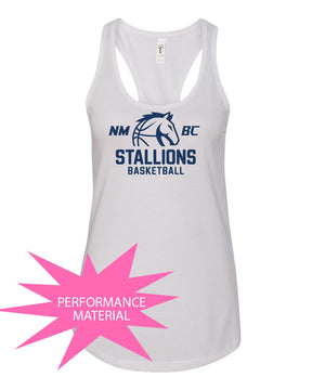 NMB Christian Basketball Performance Racerback Tank Top Design 1
