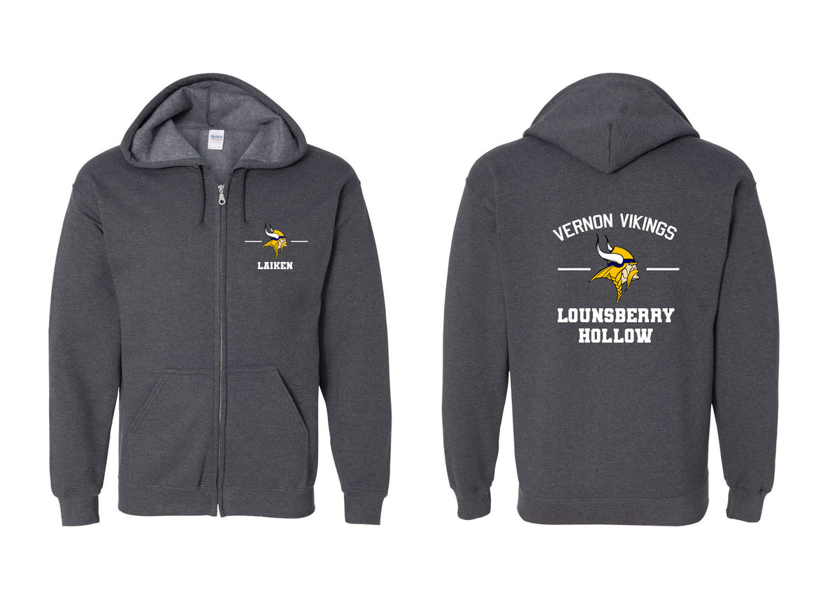 Lounsberry Hollow design 2 Zip up Sweatshirt