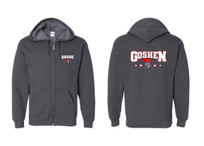 Goshen School Zip up Sweatshirt Design 9